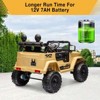 Acekool 12V Kids Ride-On Truck with Remote, Bluetooth, LED Lights & Spring Suspension - 3 of 4