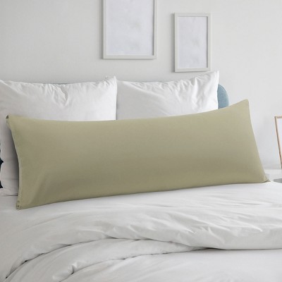 1 Pc Body(20"x54") Microfiber with Envelope Closure Pillow Cases Khaki - PiccoCasa