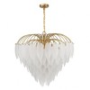 Savoy House Boa 9 - Light Chandelier in  Warm Brass - 4 of 4