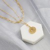Layered Heart Necklace, Handmade 18K Gold Plated Dainty Choker With Arrow Bar Pendant for Women - 4 of 4