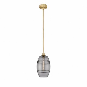 Vaz - 1 Light Stem Hung Mini Pendant In Industrial Style-9.38 Inches Tall and 8 Inches Wide - 1 of 1