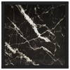 vidaXL Coffee Table Black and transparent - Marble Black 15.7" x 15.7" x 19.7" - 3 of 4