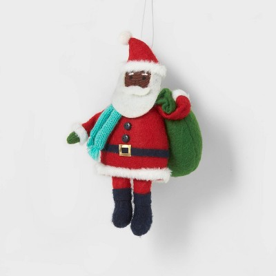 large stuffed santa and mrs claus