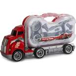 Big Daddy Big Rig Tool Master - Transport Toy Truck Carrier with Tools to Take Apart