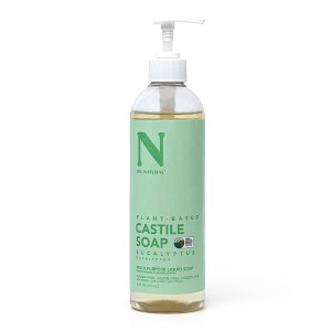 Dr. Natural Castile Liquid Soap - Multi-Use Body Wash, Shampoo and Face Wash - Hydrating Body Soap for Skin, Hair, Pets and Home - Eucalyptus - 16 oz - 1 of 4