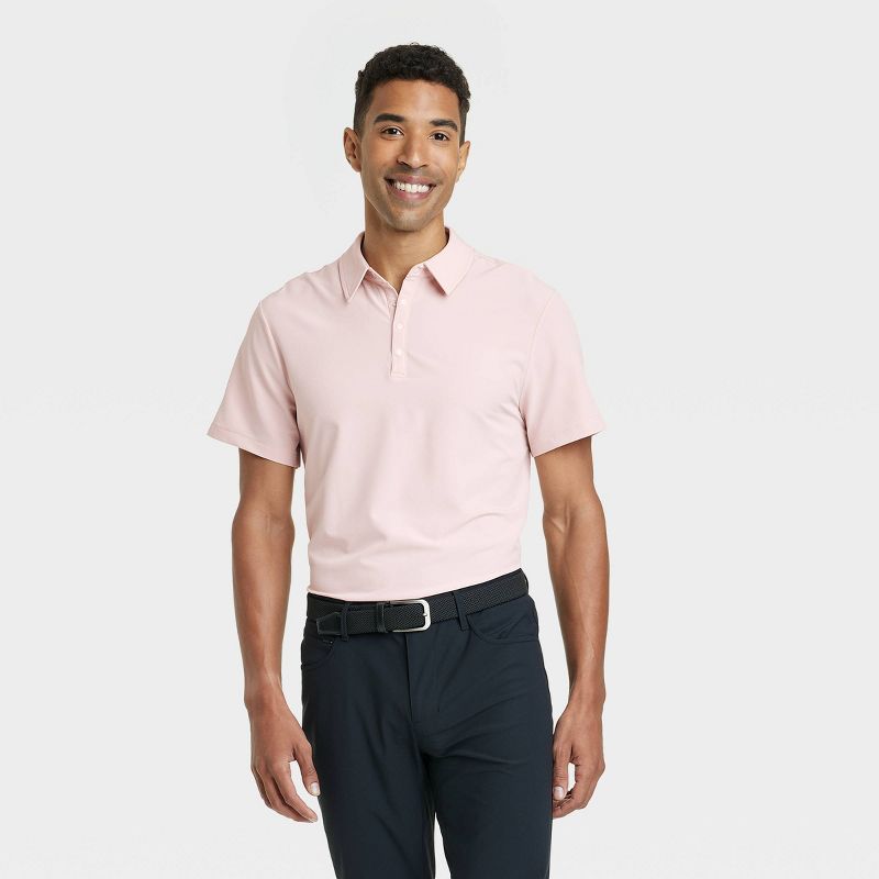 Men&#39;s Stretch Woven Polo Shirt - All In Motion&#8482;, 1 of 5
