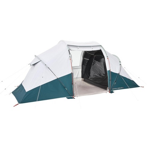 Arpenaz Fresh & Black Waterproof Family Camping Tent 4 Person 2 Room : Target