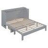 Polibi Rattan-Front Murphy Bed Cabinet with Oversized Storage Drawers - 3 of 4