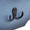 LunaLulinlk Whale Tail Wall Hook for Nursery, Nautical Ocean Wall Decor (Blue, 15.5 x 6.75 x 1 In) - 2 of 4