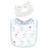 Hudson Baby Infant Girl Cotton Bib and Headband or Caps Set, Llama, One Size - 4 of 4