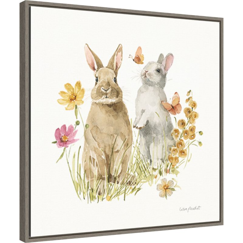 Amanti Art Hop on Spring IV by Lisa Audit Canvas Wall Art Print Framed 22-in. W x 22-in. H., 3 of 7