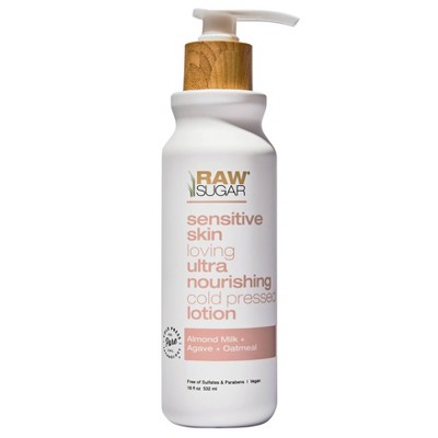 Raw Sugar Almond Milk + Agave + Oatmeal Sensitive Skin Body Lotion - 18 fl oz