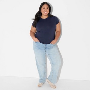 Women's Short Sleeve Crewneck ButterBliss T-Shirt - Wild Fable™ - 1 of 3