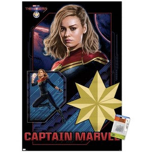 Trends International Marvel The Marvels - Captain Marvel Unframed Wall Poster Prints - 1 of 4
