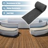 Unique Bargains Boa Car Carpet Decking Sheet Mat Non-Slip for Boat Trailers Dark Gray - 2 of 4