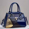 Paaaawaters Crocodile Pattern Luxury Satchel Handbag red - 2 of 3