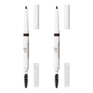 e.l.f. Instant Lift Brow Pencil Set - Deep Brown - 2ct/0.006oz Each - 1 of 4