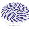 Unique Bargains Natural Twisted Cotton Craft Railings Home Decor Tug of War 3-Strand Rope 1 Pc - 2 of 4