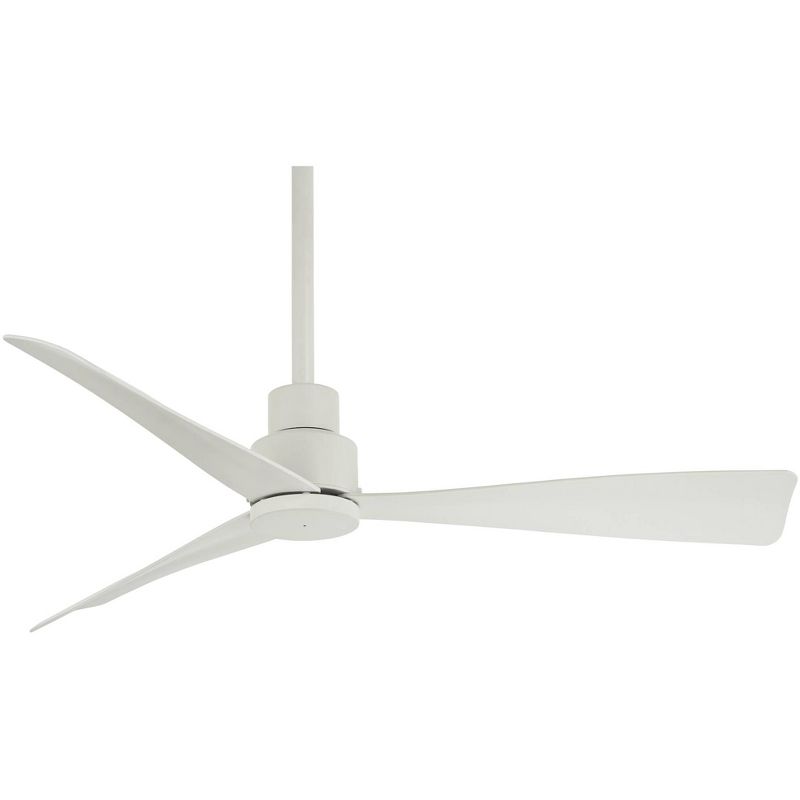 44" Minka Aire Modern Industrial Outdoor Ceiling Fan with Remote Control White Wet Rated for Patio Exterior Porch Gazebo Garage, 1 of 7