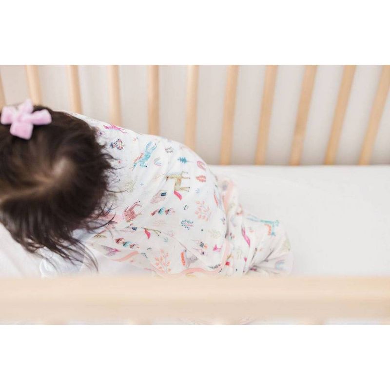 Loulou Lollipop Muslin Sleep Sack Wearable Blanket - Unicorn Dream 3-12 Months, 4 of 5