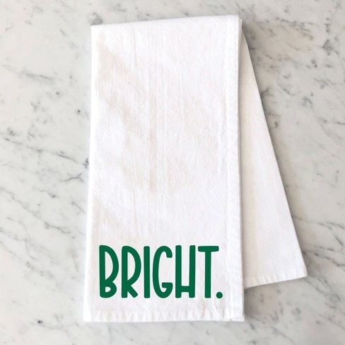 City Creek Prints Bright Bold Tea Towels - White - image 1 of 2