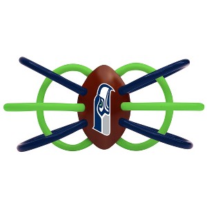 Baby Fanatic Winkel Baby Teether - NFL Seattle Seahawks - 1 of 3