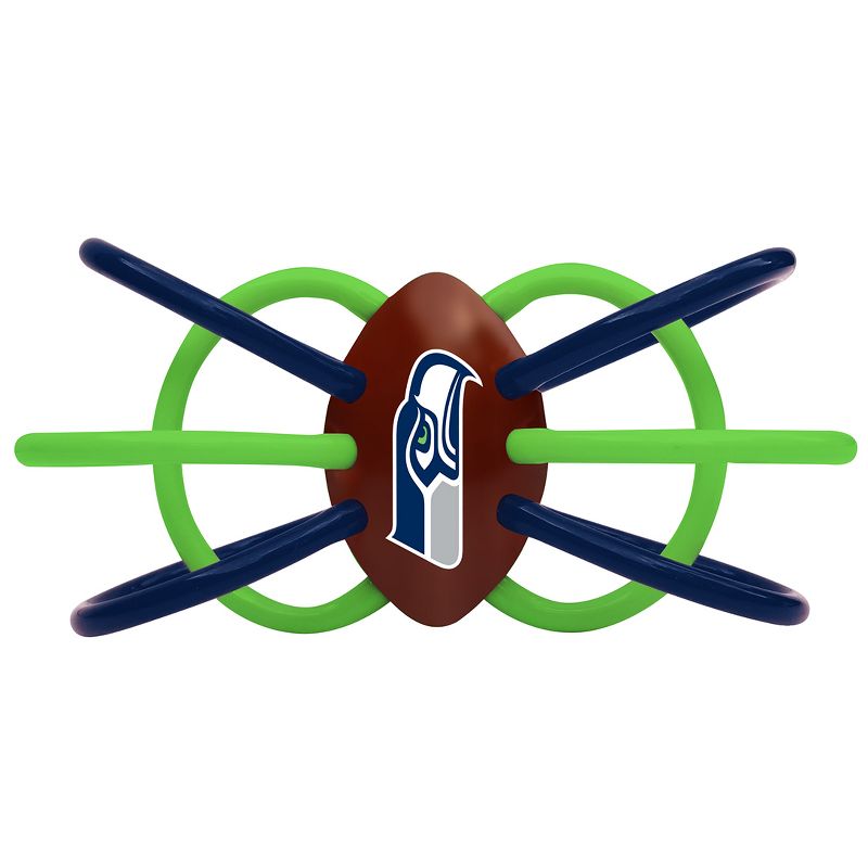 Baby Fanatic Winkel Baby Teether - NFL Seattle Seahawks, 1 of 4