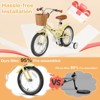 Safstar 16" Kid’s Bike with Height-Adjustable Handlebar & Saddle, Handbrake & Coaster Brake, Detachable Training Wheel, Gift for 4-7 Years Old Kids - 4 of 4
