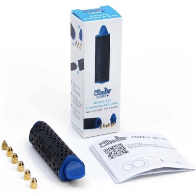 3Doodler Create and Flow 3D Pen Nozzle Set with Case - 7pc