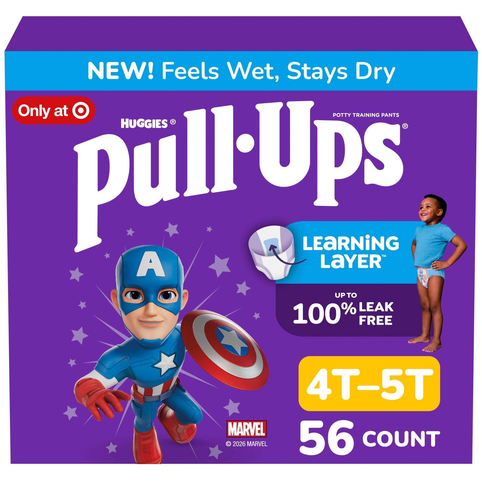 Pull-Ups Boys' Potty Training Pants - 4T-5T - 56ct