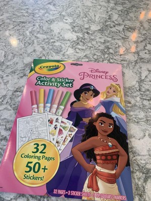 CRAYOLA 04-0202 Album da Colorare con sticker Disney Princess, 32 pagine da  colorare e 4 fogli di adesivi. Per bambini a partire dai 3 anni. Ideale per  i viaggi. : : Giochi e giocattoli