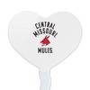 University of Central Missouri Mules Heart Love Cupcake Picks Toppers Decoration Set of 6 - 2 of 4