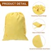 Unique Bargains Velvet Reusable Soft Jewelry Headphone Candy Drawstring Gift Bags 10 Pcs - 4 of 4