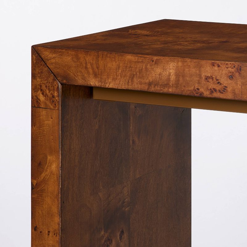 Ogden Burled Wood Console Table - Threshold™ designed with Studio McGee, 4 of 13