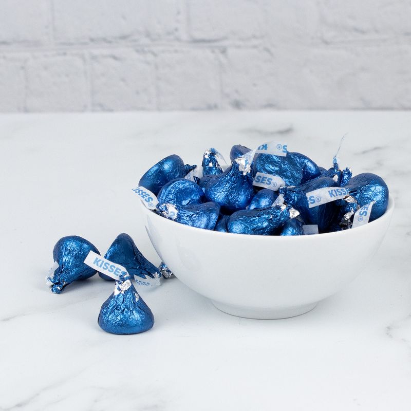 Dark Blue Hershey's Kisses Candy Milk Chocolates, 2 of 3