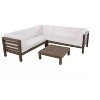 CAVINAS Patio Conversation Sets with Coffee Table, Acacia Wood Patio Sectional Furniture Set, Modern Outdoor Seating Set for Backyard - 2 of 4