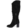Journee Collection Womens Aneil Stacked Heel Knee High Boots - 2 of 4