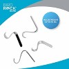 BIRDROCK HOME Christmas Stocking Mantel Hooks - Holds Up to 10 lbs - Ideal for Hanging Stockings & Holiday Decor - 4 Pack, Mantel Hooks (Royal Silver) - 3 of 4