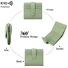 FATMOON RFID Blocking Women's Wallet - PU Leather Slim Card Holder with 14 Card Slots & 1 Bill Compartment for Travel, Daily Use - 3 of 4