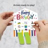 Big Dot of Happiness Cheerful Happy Birthday - Colorful Birthday Party Game Pickle Cards - Pull Tabs 3-in-a-Row - Set of 12 - 2 of 4