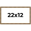PosterPalooza | Textured Gold Picture Frame - UV Acrylic, Backing Board, Hanging Hardware Included - 3 of 4