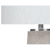 Monarch Specialties Lighting 29inchH Table Lamp Grey Resin Ivory / Cream Shade Modern - 4 of 4