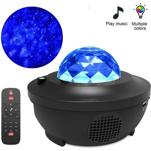 LED Colorful Starry Projector Blueteeth USB Voice Control Music Player Projection Lamp - 1 of 4