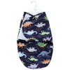 Hudson Baby Infant Boy Plush Faux Fur Swaddle Wrap, Dinosaurs, 0-3 Months - 2 of 2