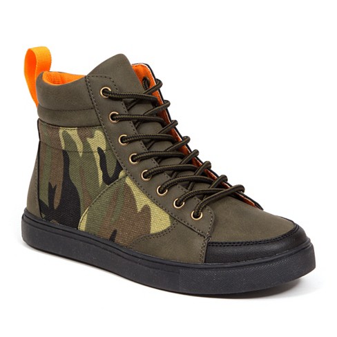 Deer Stags Kids Blaze Jr. High Top Fashion Sneaker Boot little Kid olive camo 2.5 Medium Target