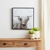 Melrose Framed Bull Canvas Wall Art 20.5"SQ - 2 of 3