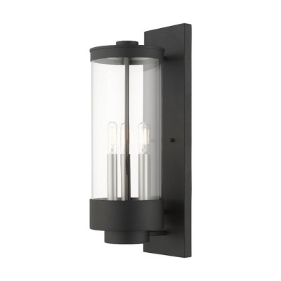 Livex Lighting Hillcrest 3 - Light Wall Light in  Textured Black