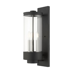 Livex Lighting Hillcrest 3 - Light Wall Light in  Textured Black - 1 of 3