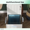 GALAXHERO 3-Drawer Rolling File Cabinet with Lock, Wood Under Desk Filing Cabinet for Home Office, Fits Letter/Legal/A4 Size, White - 3 of 4