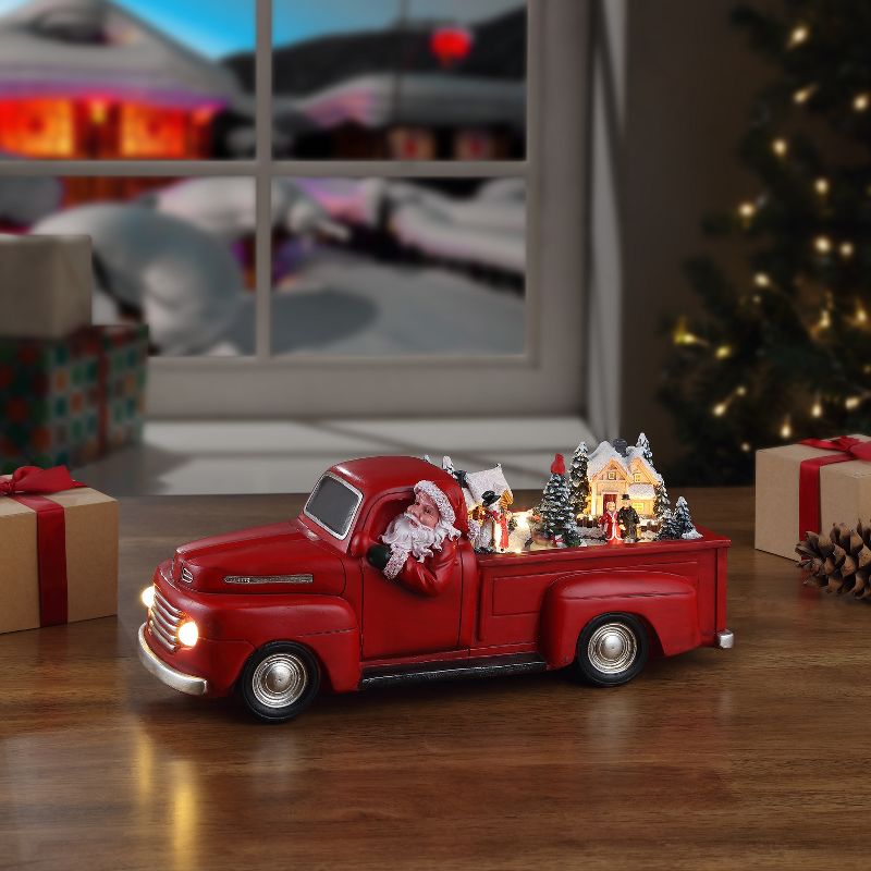 Mr. Christmas Animated Red Truck with Santa Animated Musical Christmas Decoration - 14", 3 of 5